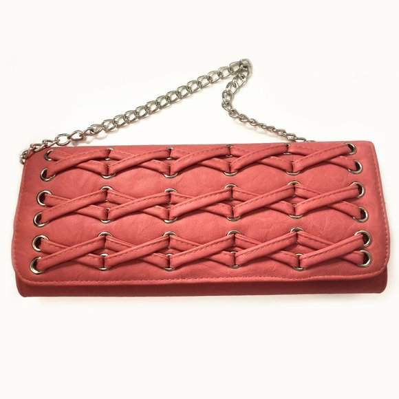 Pink Diax Evening Clutch | Handbag | Purse - Picture 1 of 6
